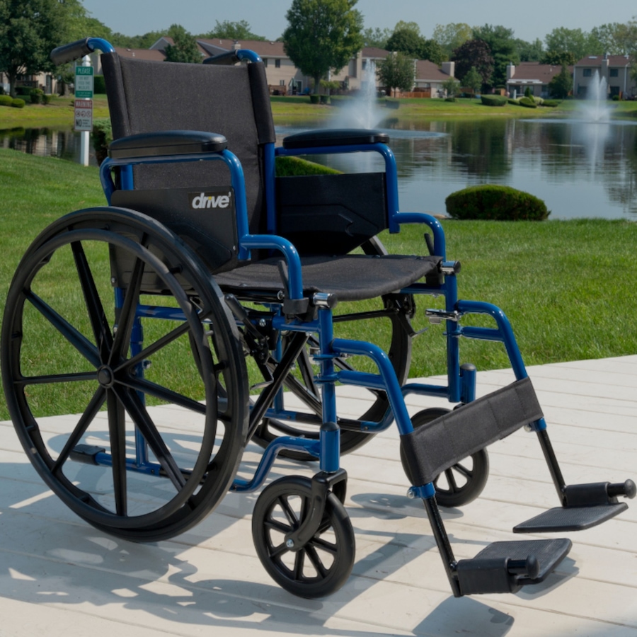 Image 752724_ALTMORE1.jpg, Product 752-724 / Price $520.00, Drive Blue Streak Elevating Leg Rests, 20" Seat Wheelchair from Drive Medical on TSC.ca's Health & Fitness department