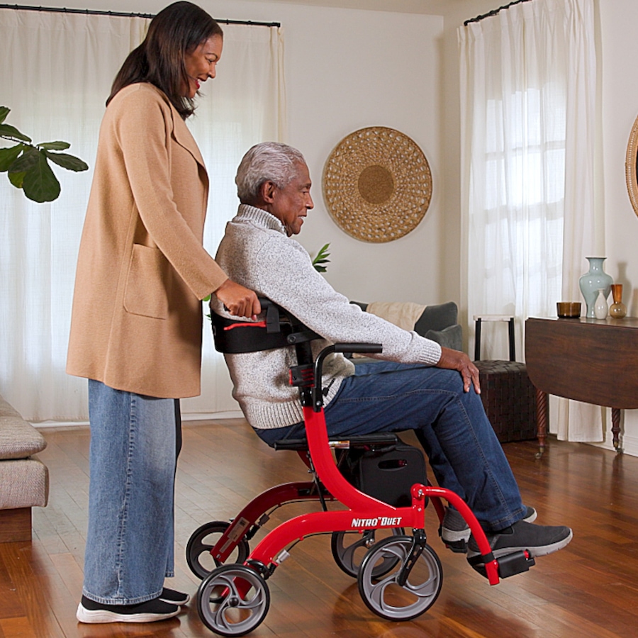 Image 752731_ALTMORE1.jpg, Product 752-731 / Price $835.00, Drive Nitro Duet Rollator and Transport Chair from Drive Medical on TSC.ca's Health & Fitness department