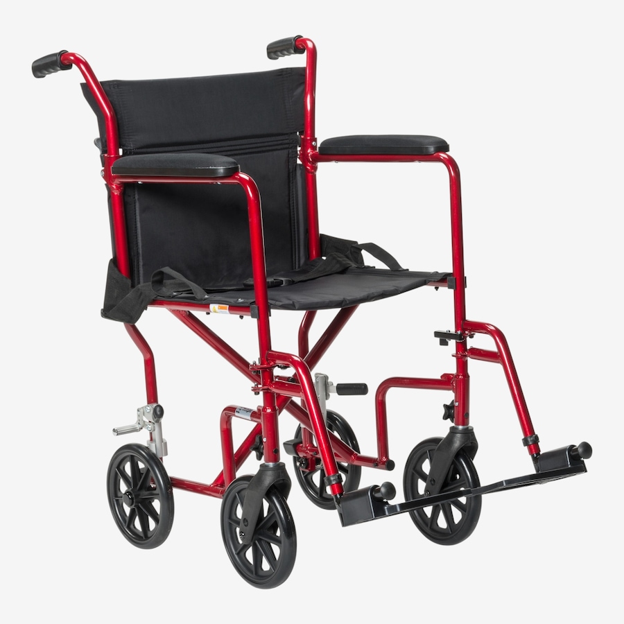 Image 752747.jpg, Product 752-747 / Price $375.73, Drive Deluxe Fly-Weight Aluminum Transport Chair with Removable Casters from Drive Medical on TSC.ca's Health & Fitness department