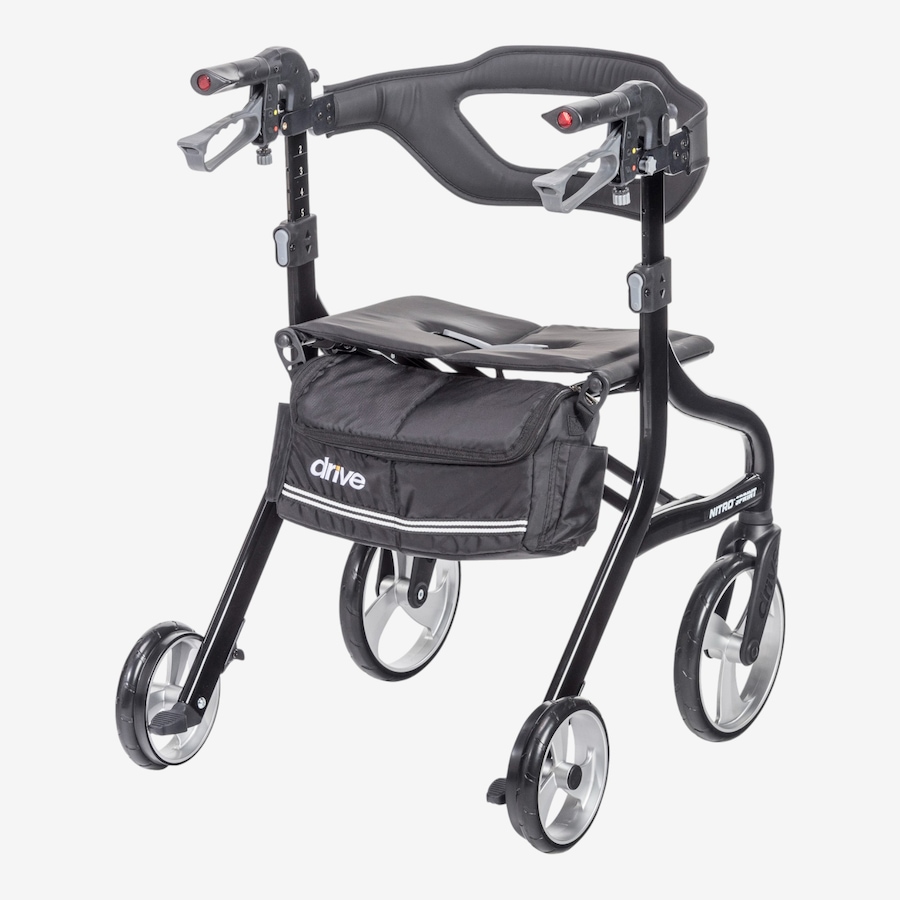Image 752752_BLK.jpg, Product 752-752 / Price $594.00, Drive Nitro Sprint Rollator from Drive Medical on TSC.ca's Health & Fitness department