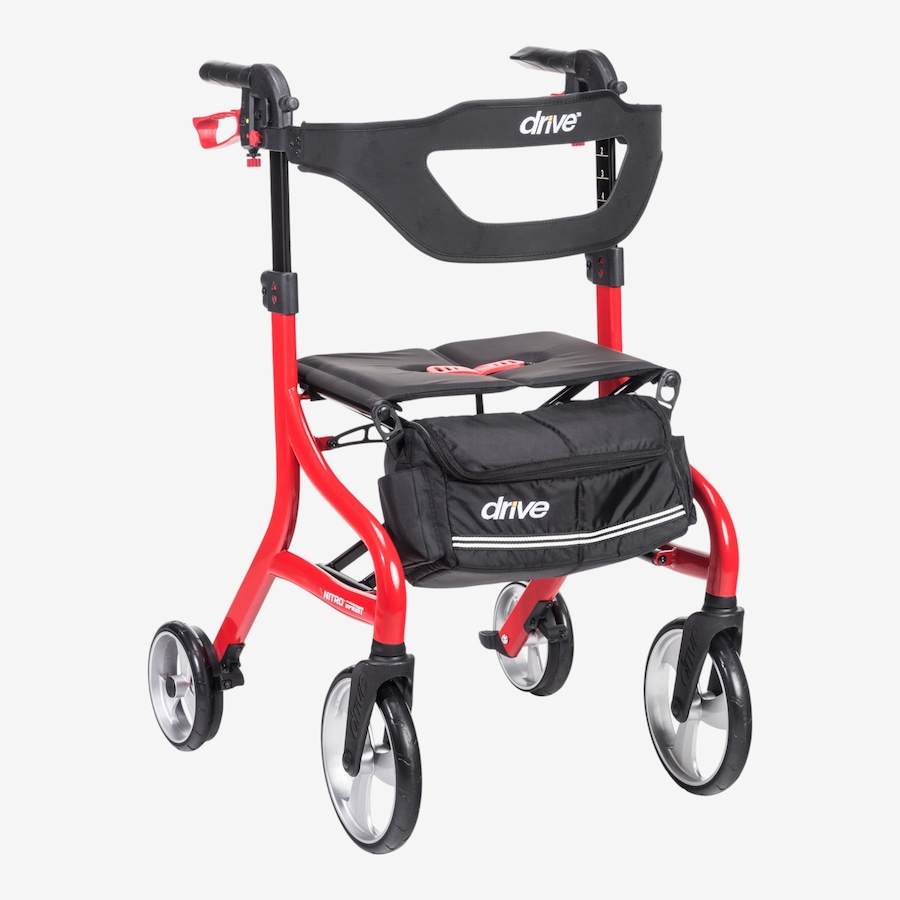 Image 752754_RED.jpg, Product 752-754 / Price $605.00, Drive Nitro Sprint Rollator Tall from Drive Medical on TSC.ca's Health & Fitness department