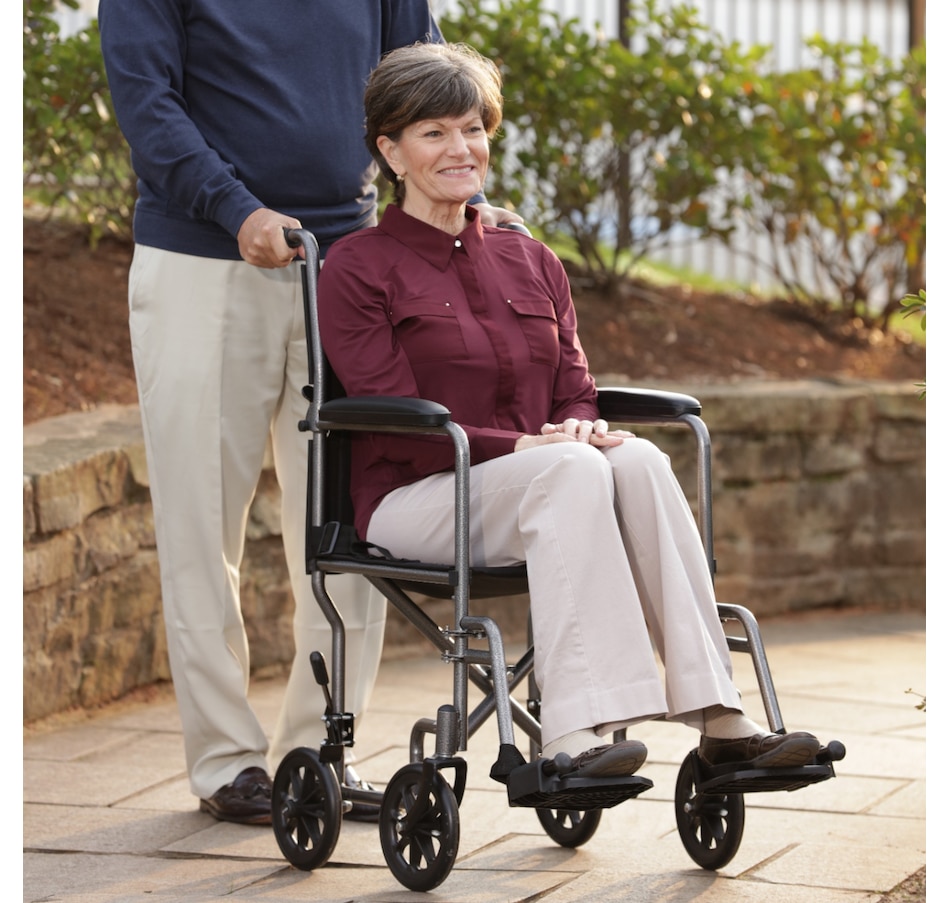Image 752762_ALTMORE2.jpg, Product 752-762 / Price $278.48 - $278.88, Drive Lightweight Steel Transport Wheelchair from Drive Medical on TSC.ca's Health & Fitness department