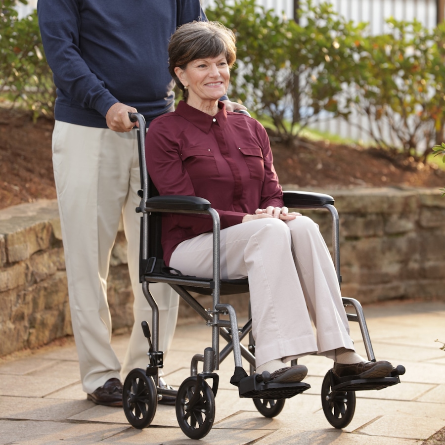 Image 752762_ALTMORE2.jpg, Product 752-762 / Price $278.88, Drive Lightweight Steel Transport Wheelchair from Drive Medical on TSC.ca's Health & Fitness department