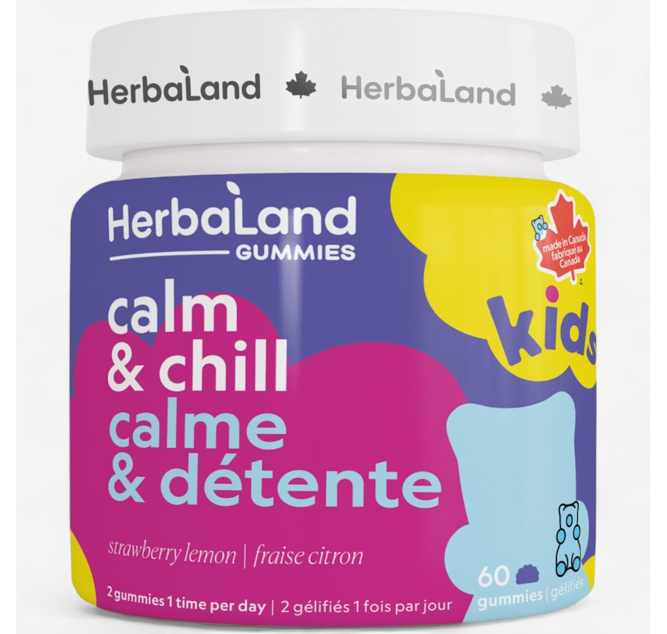 Image 752774.jpg, Product 752-774 / Price $23.99, Herbaland Kids Calm & Chill Gummies 60-Count from Herbaland Naturals on TSC.ca's Health & Fitness department