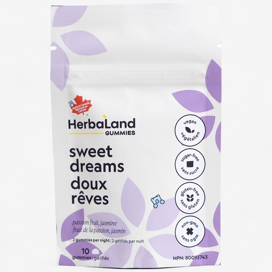 Image 752780.jpg, Product 752-780 / Price $7.99, Herbaland Sweet Dreams Gummies 10-Count Travel from Herbaland Naturals on TSC.ca's Health & Fitness department