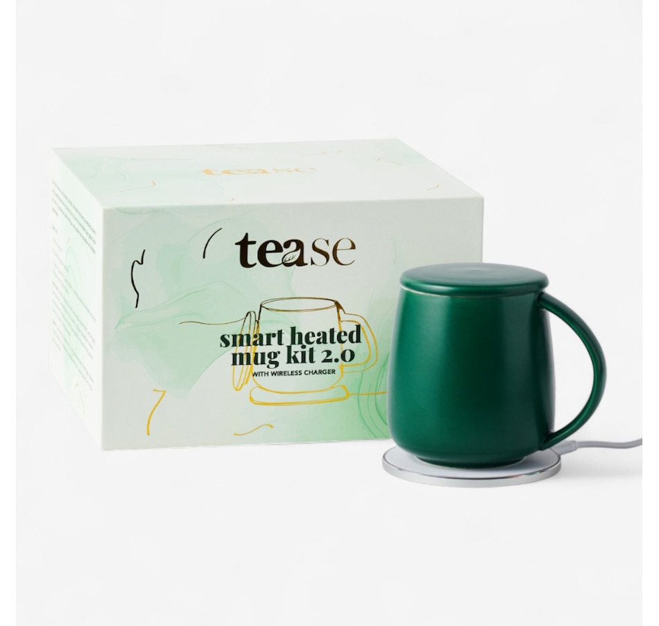 Image 752789_DEMGN.jpg, Product 752-789 / Price $115.00, Tease Smart Heated Mug Kit 2.0 with Wireless Charger from Tease Tea on TSC.ca's Kitchen department