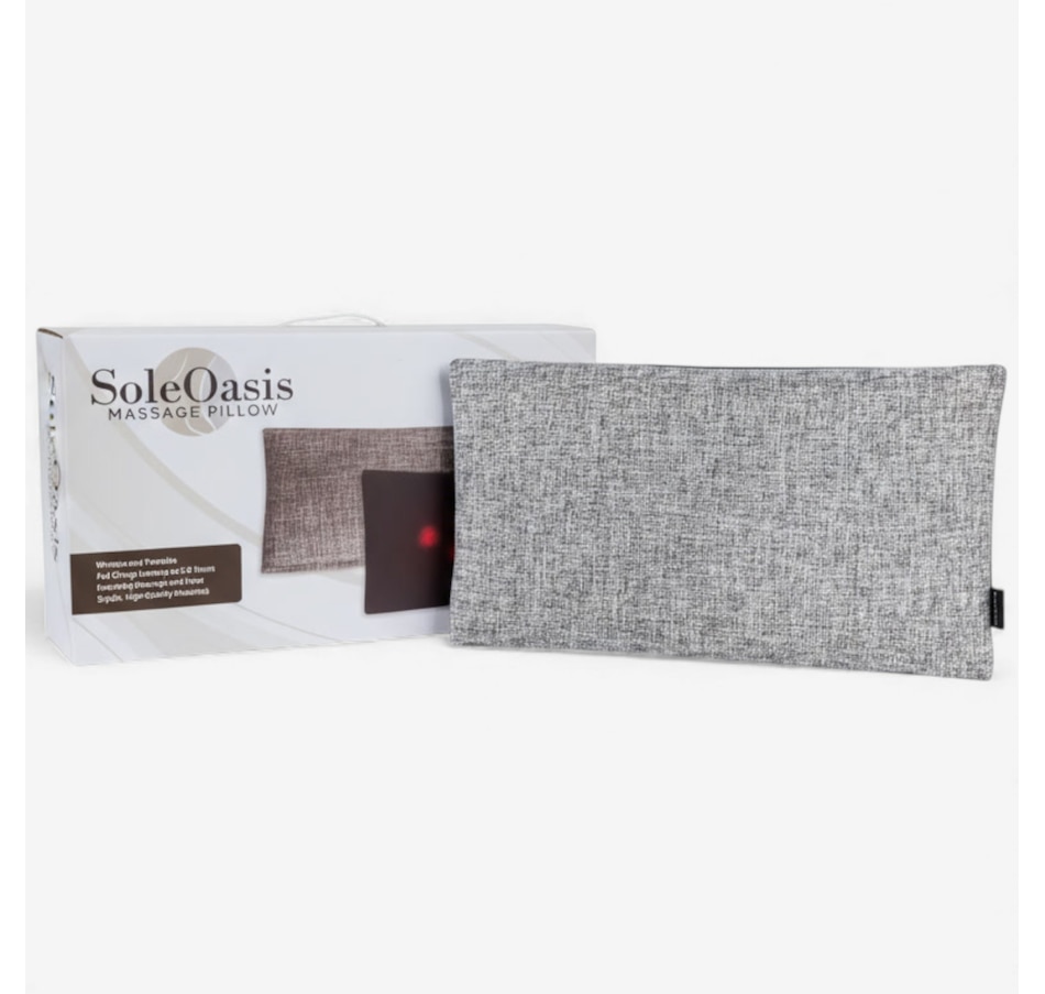 Image 752823_GRY.jpg, Product 752-823 / Price $149.99, SoleOasis Massage Pillow from SoleOasis on TSC.ca's Health & Fitness department