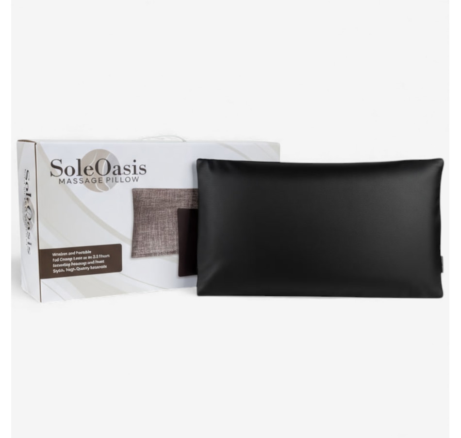 Image 752823_MIBK.jpg, Product 752-823 / Price $149.99, SoleOasis Massage Pillow from SoleOasis on TSC.ca's Health & Fitness department