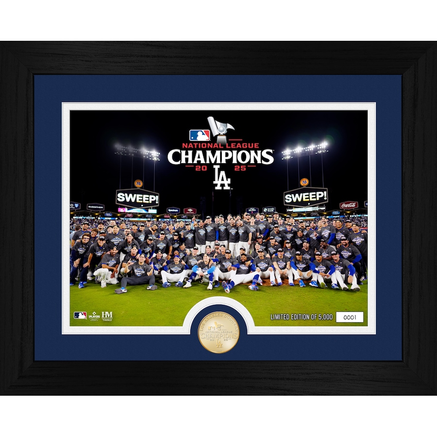 Image 753017.jpg, Product 753-017 / Price $94.99, Los Angeles Dodgers 2025 National League Champions Bronze Coin Photo Mint from Highland Mint on TSC.ca's Sports department