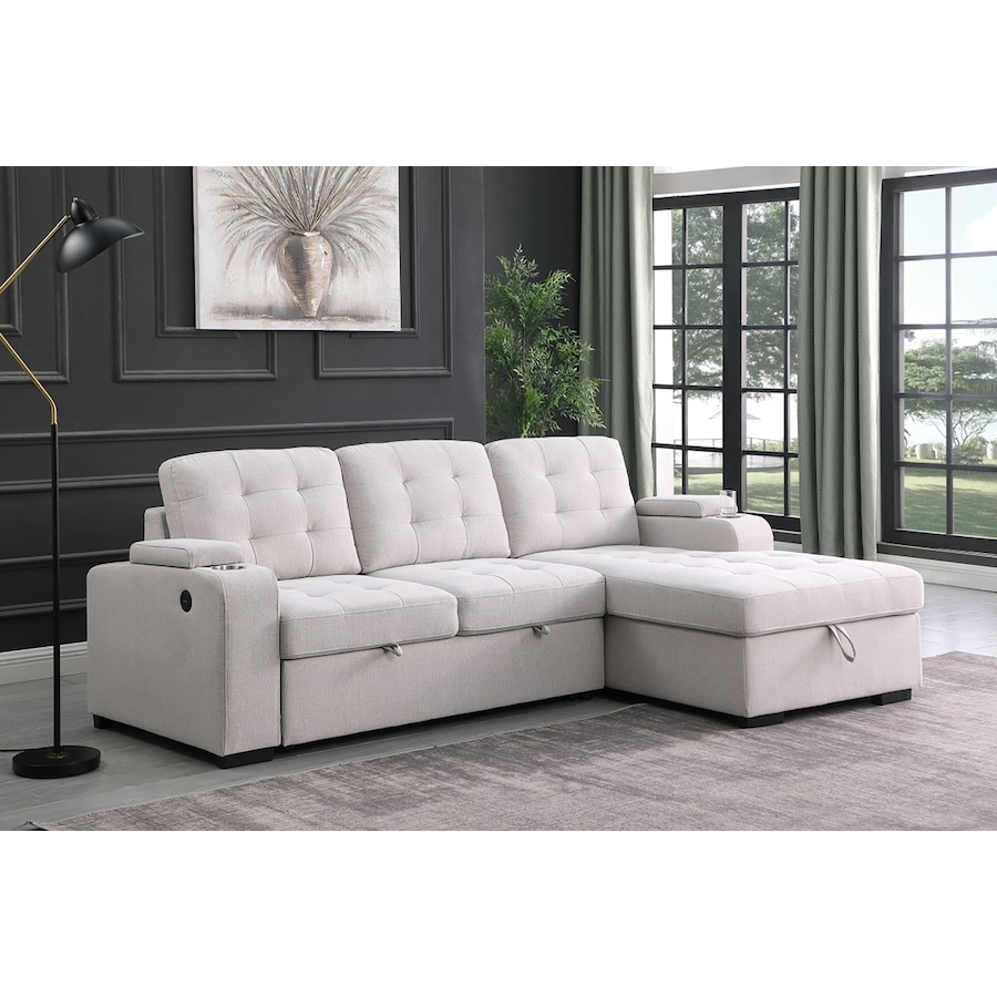 Image 753457_ALTMORE2.jpg, Product 753-457 / Price $2,200.00, Brassex Lennox RHF Sectional Sleeper Bed from Brassex on TSC.ca's Home & Garden department