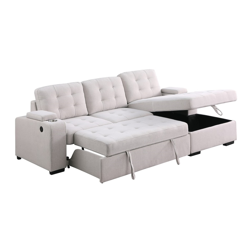 Image 753457_LHF.jpg, Product 753-457 / Price $2,200.00, Brassex Lennox RHF Sectional Sleeper Bed from Brassex on TSC.ca's Home & Garden department