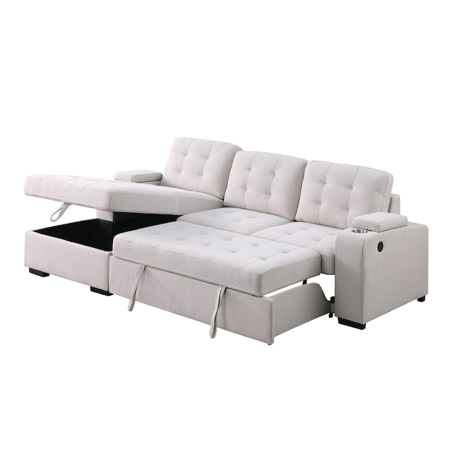 Image 753457_RHF.jpg, Product 753-457 / Price $2,200.00, Brassex Lennox RHF Sectional Sleeper Bed from Brassex on TSC.ca's Home & Garden department