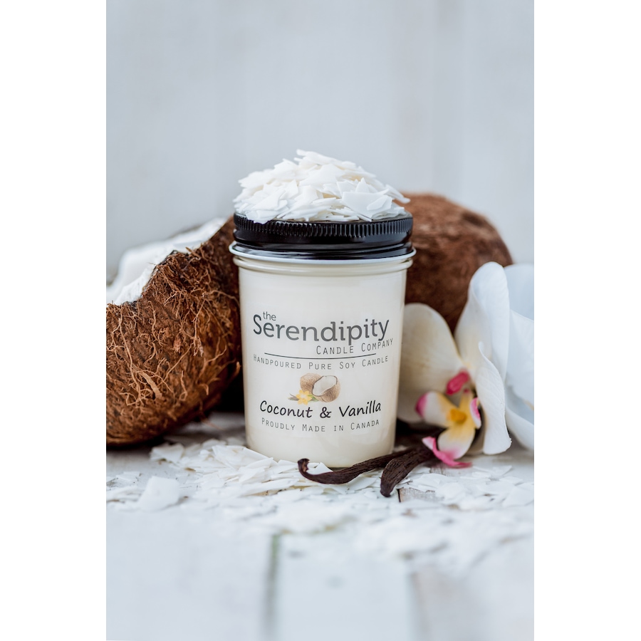 Image 753509_ALTMORE3.jpg, Product 753-509 / Price $16.95, Serendipity Soy Candles 8 oz Mason Jar from Serendipity candles on TSC.ca's Home & Garden department