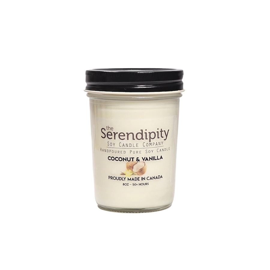 Image 753509_COTVL.jpg, Product 753-509 / Price $16.95, Serendipity Soy Candles 8 oz Mason Jar from Serendipity candles on TSC.ca's Home & Garden department
