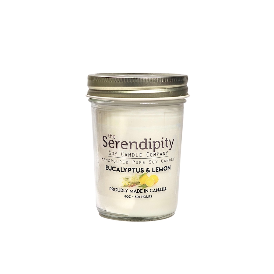 Image 753509_EUYLN.jpg, Product 753-509 / Price $16.95, Serendipity Soy Candles 8 oz Mason Jar from Serendipity candles on TSC.ca's Home & Garden department