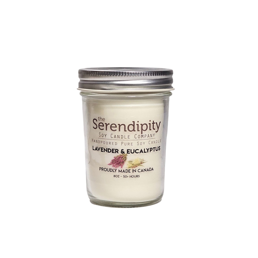 Image 753509_EUYLV.jpg, Product 753-509 / Price $16.95, Serendipity Soy Candles 8 oz Mason Jar from Serendipity candles on TSC.ca's Home & Garden department