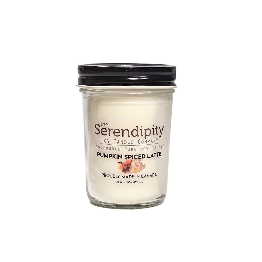 Image 753509_PMPLT.jpg, Product 753-509 / Price $16.95, Serendipity Soy Candles 8 oz Mason Jar from Serendipity candles on TSC.ca's Home & Garden department