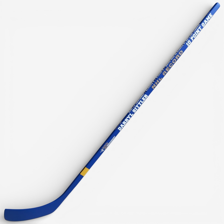 Image 753524.jpg, Product 753-524 / Price $349.99, Darryl Sittler Signed Commemorative Stick NHL Record 10-Point Game 50th Anniversary Edition Inscribed "Feb 7/76" from Frameworth on TSC.ca's Sports department