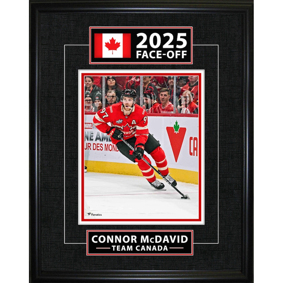 Image 753558.jpg, Product 753-558 / Price $79.99, Frameworth Connor McDavid Framed 8" x 10" Photo Classic Series 2025 Four Nations from Frameworth on TSC.ca's Sports department