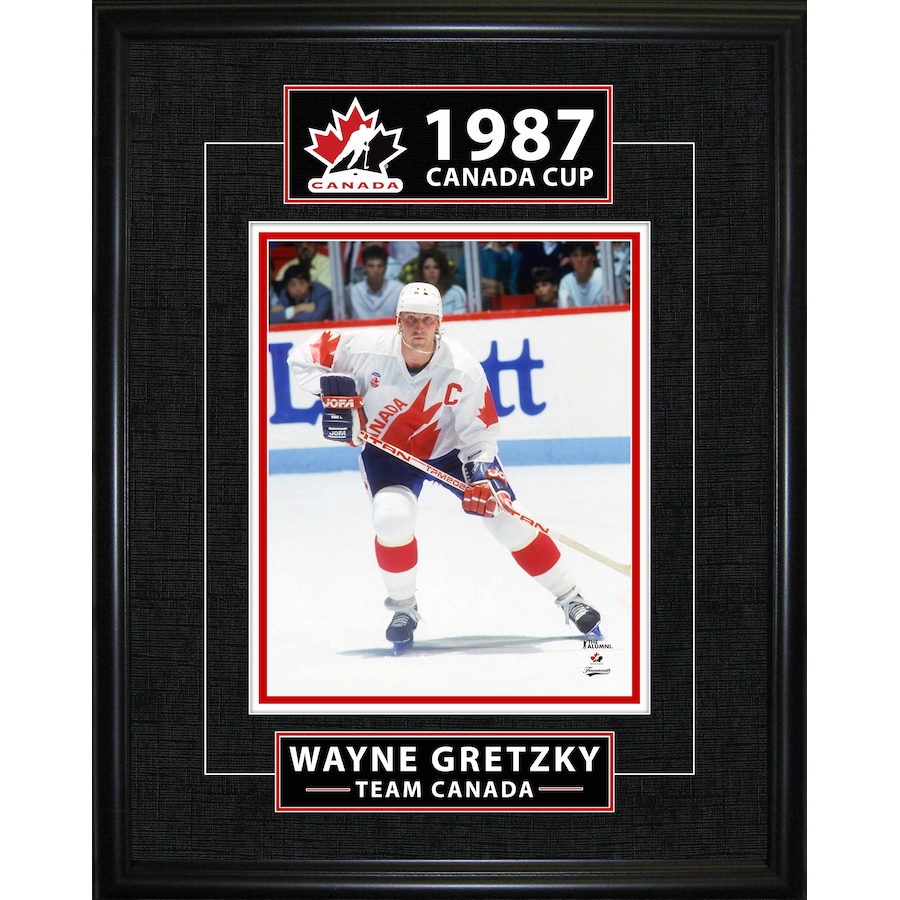 Image 753562.jpg, Product 753-562 / Price $79.99, Frameworth Wayne Gretzky Framed 8" x 10" Photo Classic Series 1987 Canada Cup from Frameworth on TSC.ca's Sports department