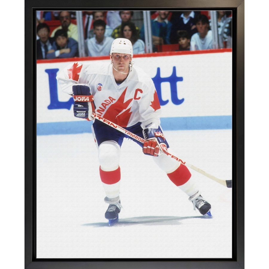 Image 753572.jpg, Product 753-572 / Price $129.99, Frameworth Wayne Gretzky Framed 16" x 20" Canvas Classic Series 1987 Canada Cup from Frameworth on TSC.ca's Sports department