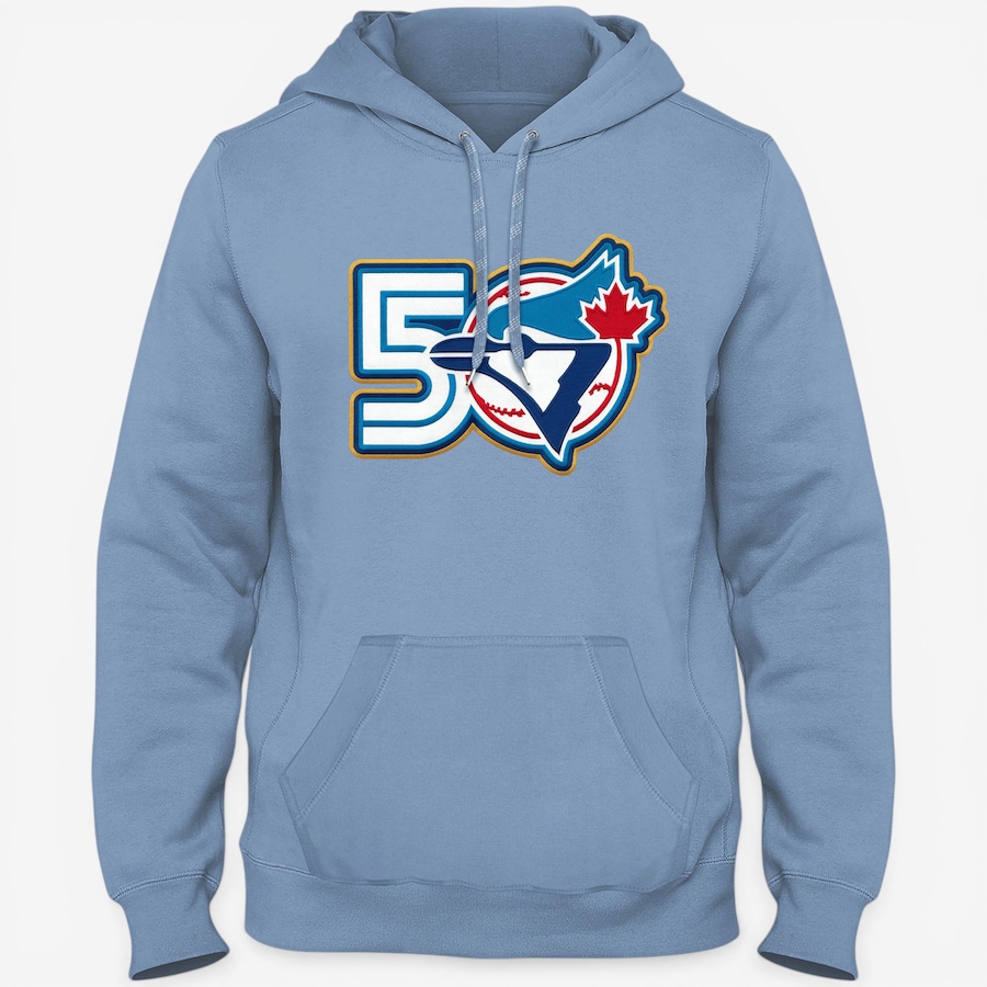 Image 753592.jpg, Product 753-592 / Price $119.99, Bulletin Men's Toronto Blue Jays MLB Express Twill 50th Anniversary Logo Hoodie (light blue)  from Bulletin on TSC.ca's Sports department