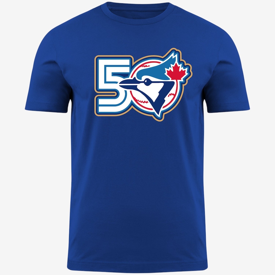Image 753601.jpg, Product 753-601 / Price $44.99, Bulletin Men's Toronto Blue Jays MLB 50th Anniversary Logo T-Shirt (royal blue) from Bulletin on TSC.ca's Sports department
