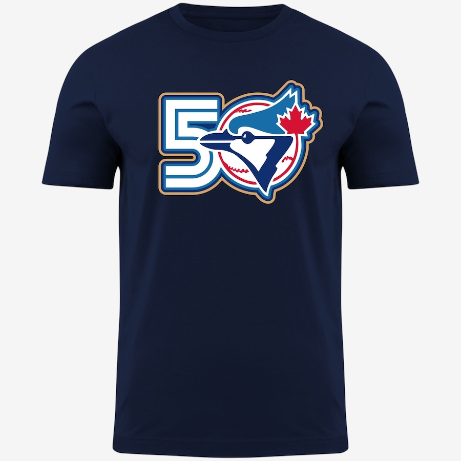 Image 753603.jpg, Product 753-603 / Price $44.99, Bulletin Men's Toronto Blue Jays MLB 50th Anniversary Logo T-Shirt (navy) from Bulletin on TSC.ca's Sports department