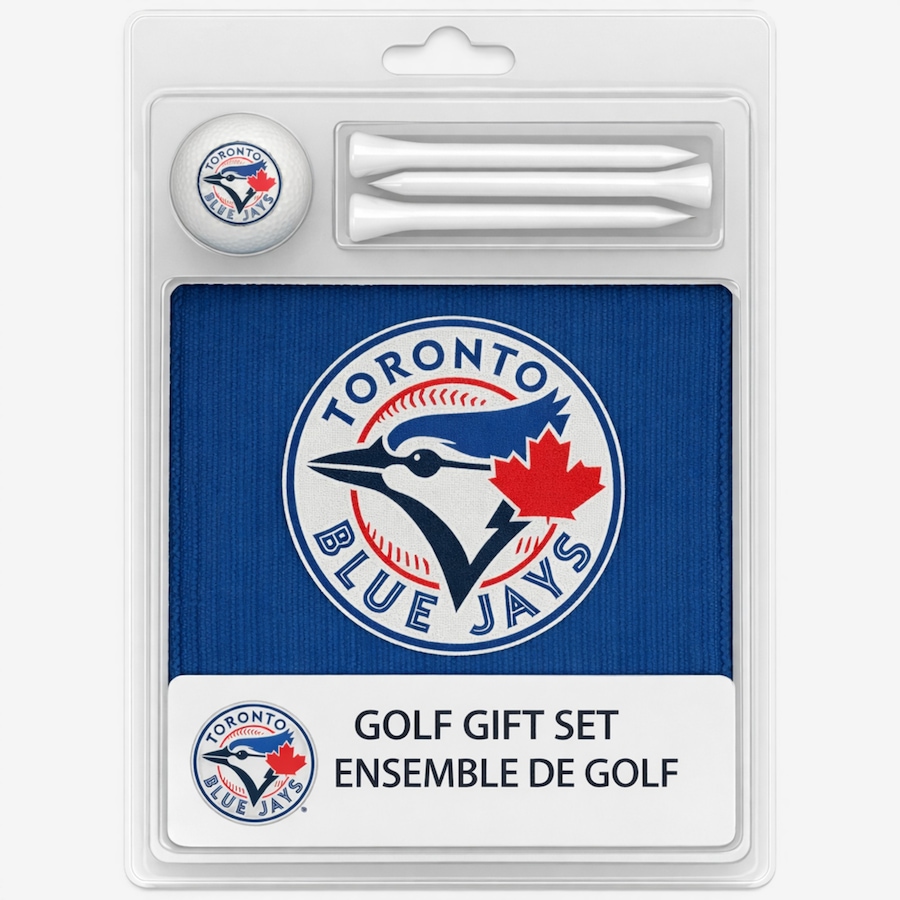 Image 753648.jpg, Product 753-648 / Price $40.00, Toronto Blue Jays Towel Tee Gift Set from Golfing Buddies on TSC.ca's Sports department