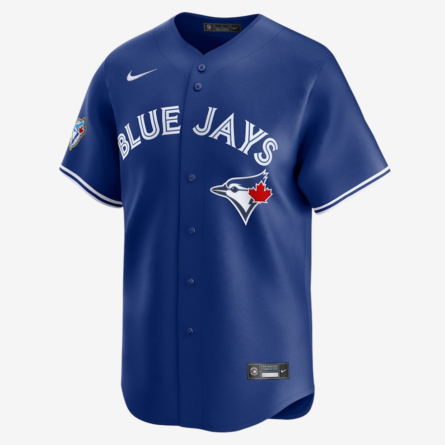 Image 753661_ALTMORE1.jpg, Product 753-661 / Price $224.99, Men's Toronto Blue Jays Nike 50th Anniversary Replica Jersey (royal) from Nike on TSC.ca's Sports department