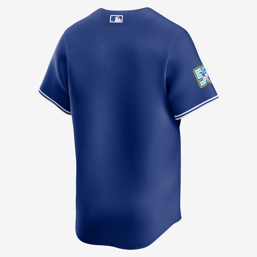 Image 753661_ALTMORE2.jpg, Product 753-661 / Price $224.99, Men's Toronto Blue Jays Nike 50th Anniversary Replica Jersey (royal) from Nike on TSC.ca's Sports department