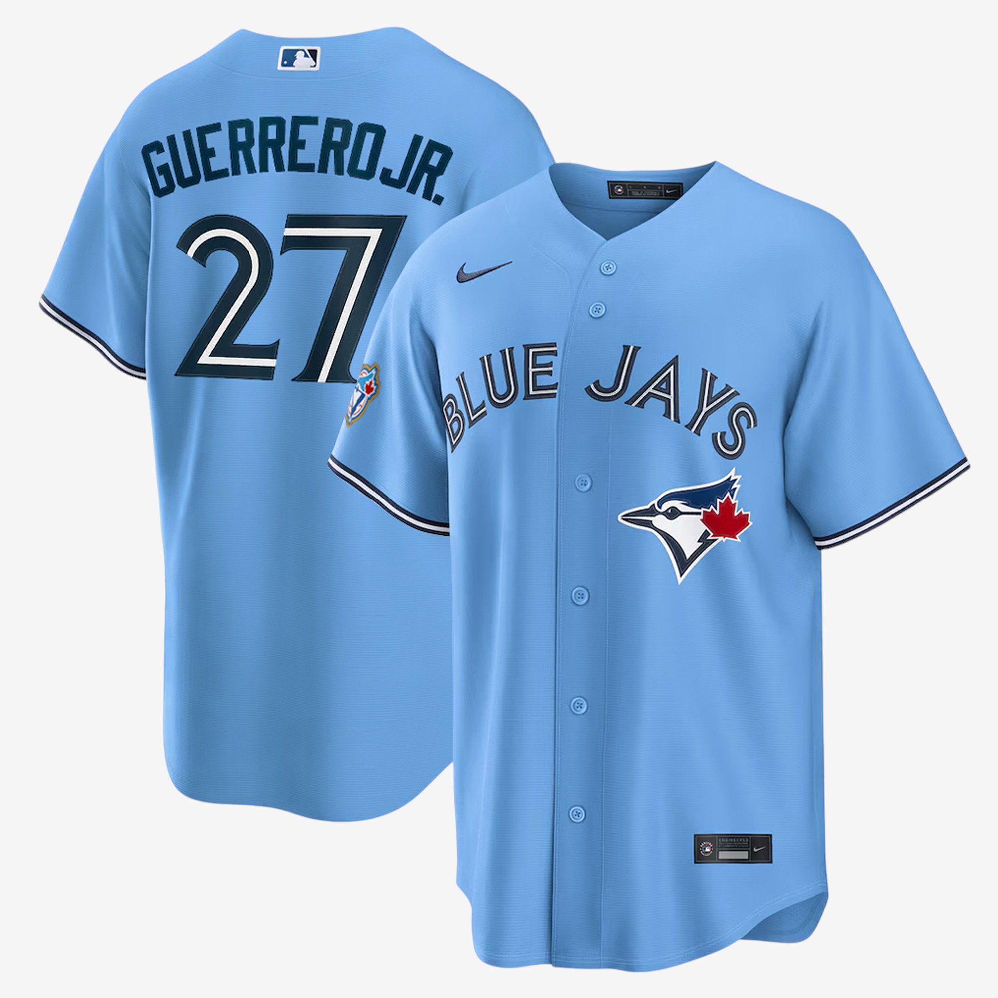 MLB Toronto Blue Jays ユニフォーム Nike Men's Toronto Blue Jays MLB Powder Blue Replica Jersey - TSC.ca