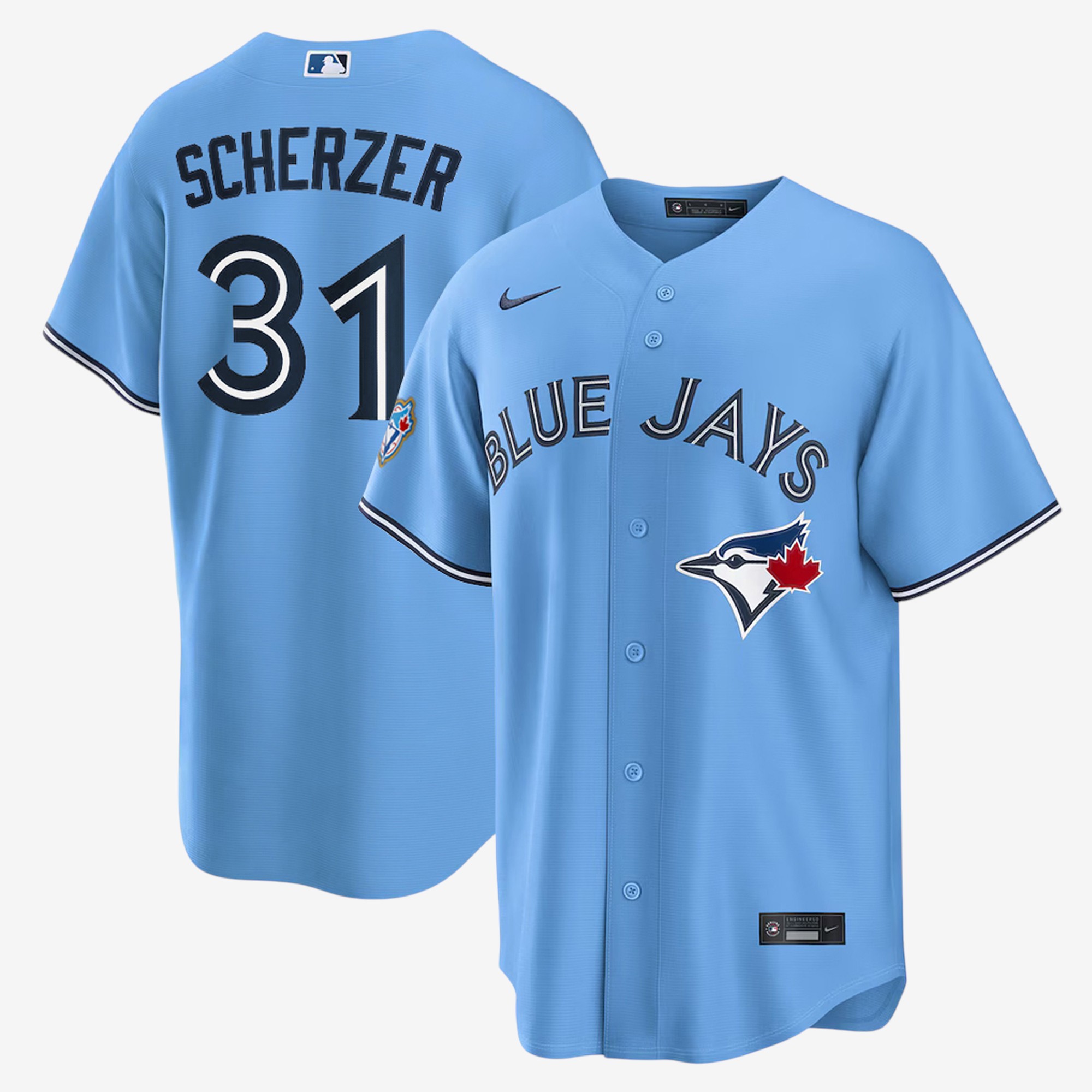 Men's Toronto Blue Jays Nike 50th Anniversary Max Scherzer