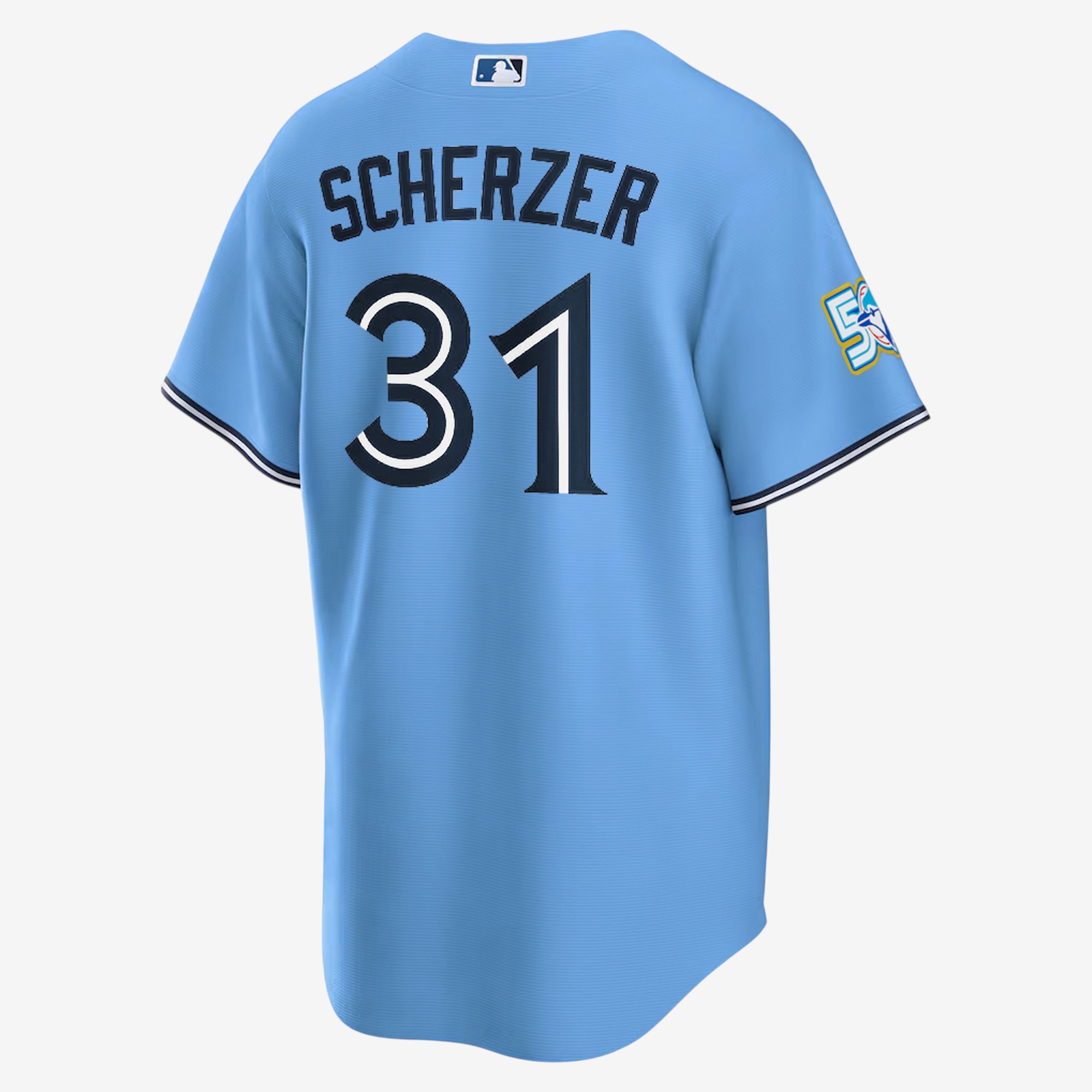 Men's Toronto Blue Jays Nike 50th Anniversary Max Scherzer