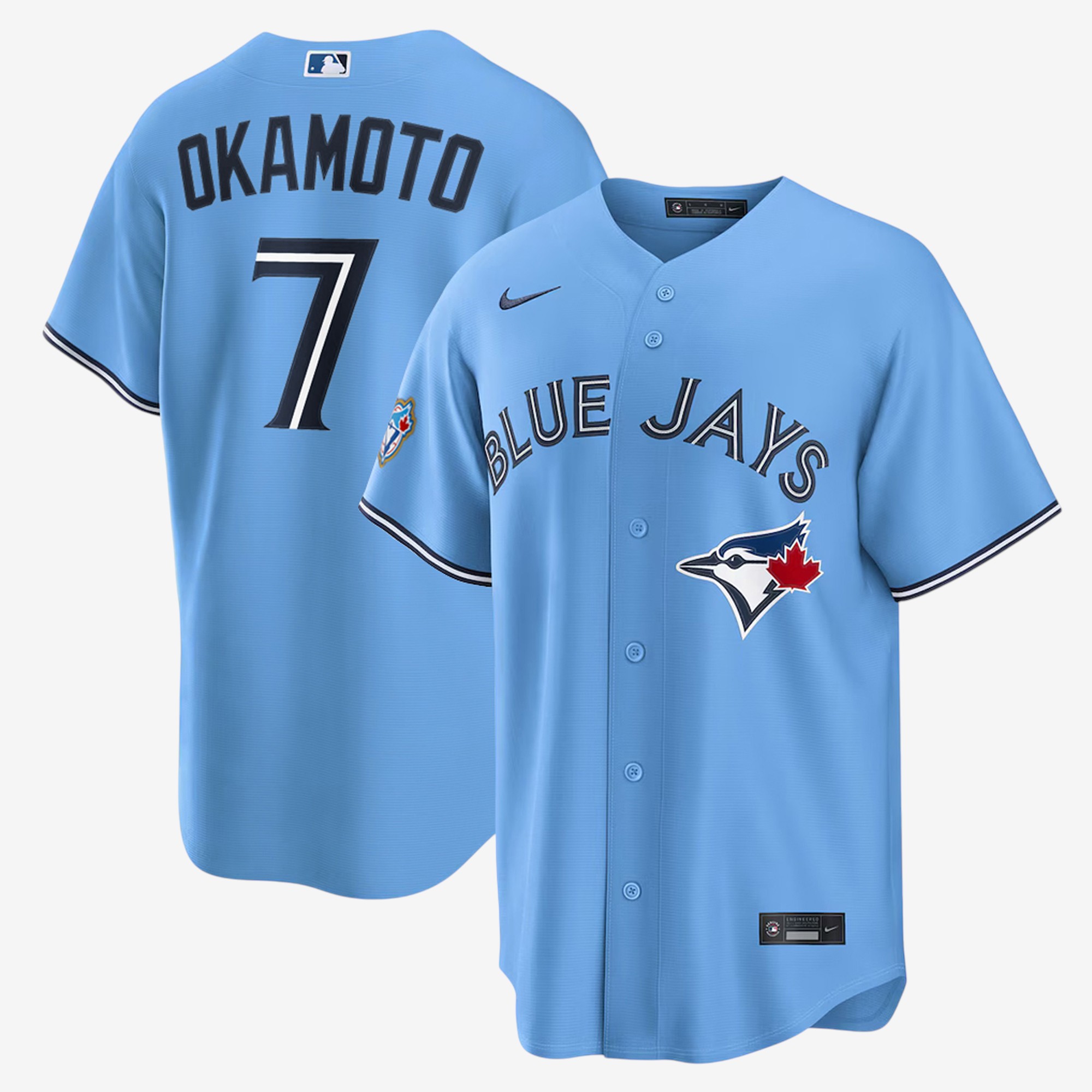 Men's Toronto Blue Jays Nike 50th Anniversary Kazuma Okamoto