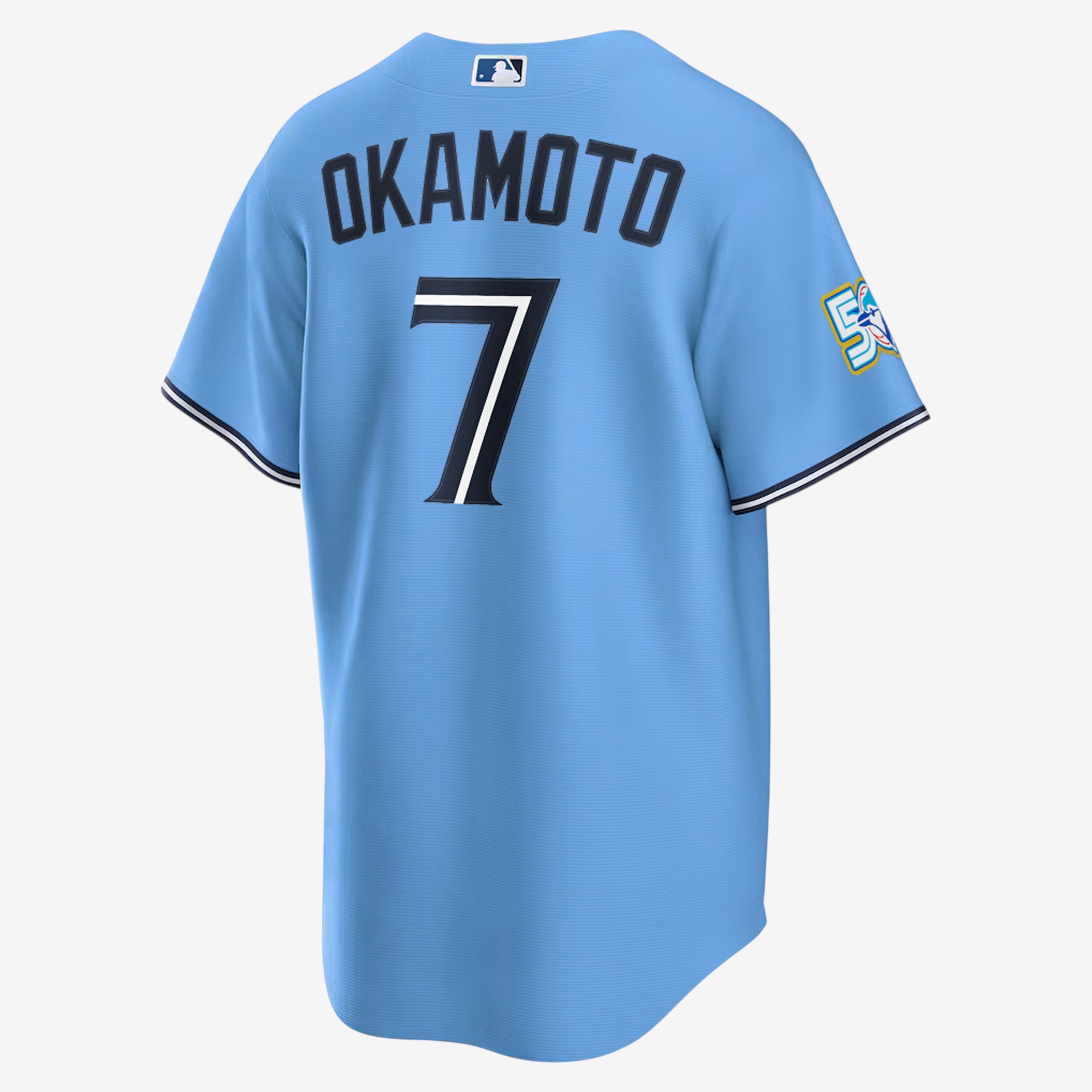 Men's Toronto Blue Jays Nike 50th Anniversary Kazuma Okamoto