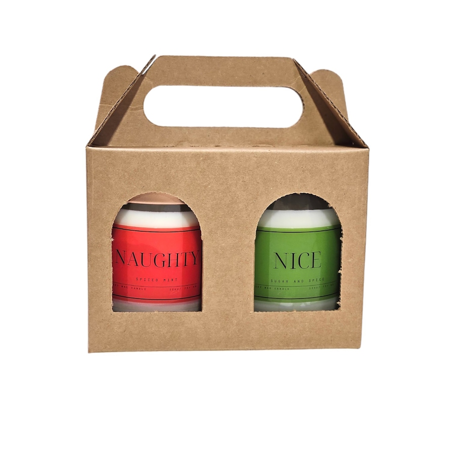 Image 753714.jpg, Product 753-714 / Price $40.00, Serendipity Soy Candles Naughty/Nice 2-Pack Gift Set from Serendipity candles on TSC.ca's Home & Garden department