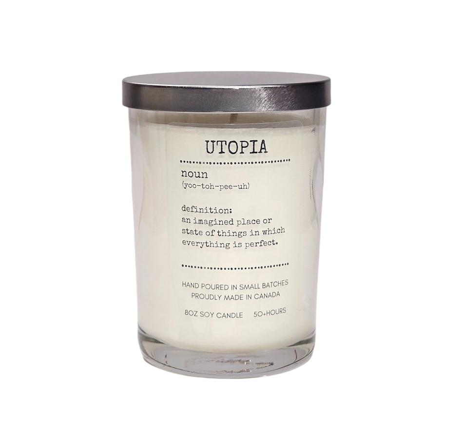 Image 753720_UTPIA.jpg, Product 753-720 / Price $25.00, Serendipity Soy Candles Just My Type Collection 8-oz Tumbler from Serendipity candles on TSC.ca's Home & Garden department