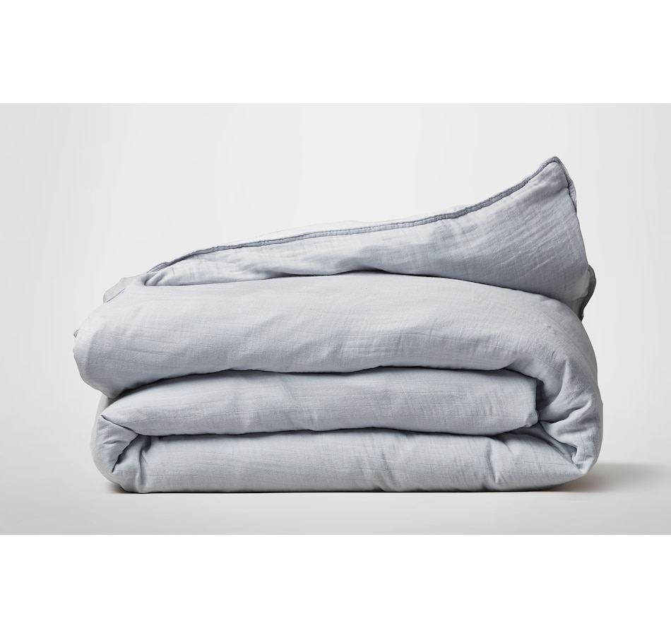 Image 753758_LUNA.jpg, Product 753-758 / Price $200.00 - $230.00, Silk & Snow Muslin Duvet Cover from Silk & Snow on TSC.ca's Home & Garden department