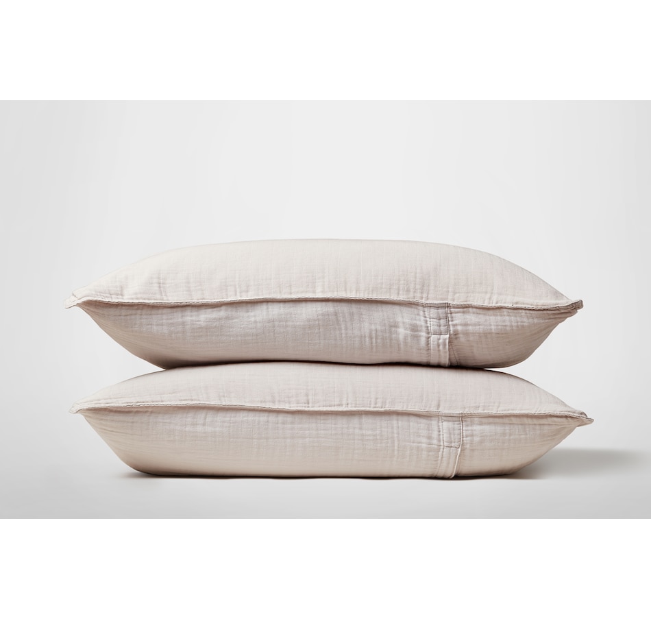 Image 753760_OAT.jpg, Product 753-760 / Price $68.00 - $80.00, Silk & Snow Muslin Sham Set from Silk & Snow on TSC.ca's Home & Garden department