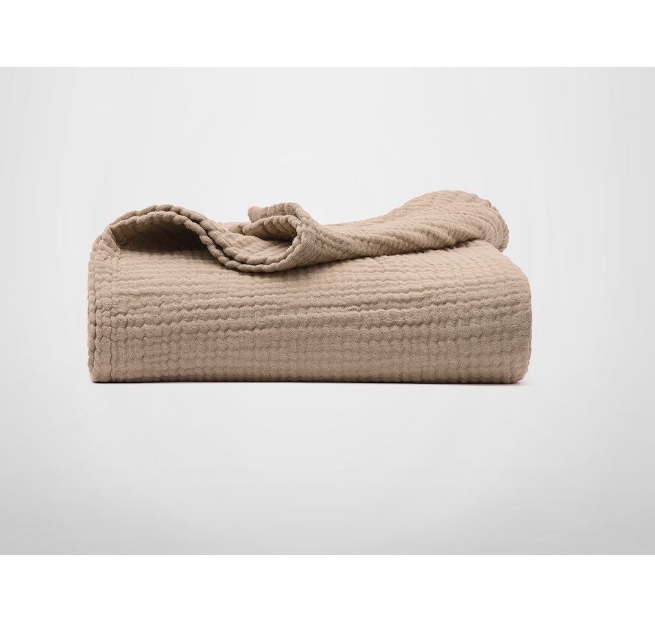 Image 753763_CHAI.jpg, Product 753-763 / Price $200.00 - $220.00, Silk & Snow Muslin Coverlet from Silk & Snow on TSC.ca's Home & Garden department