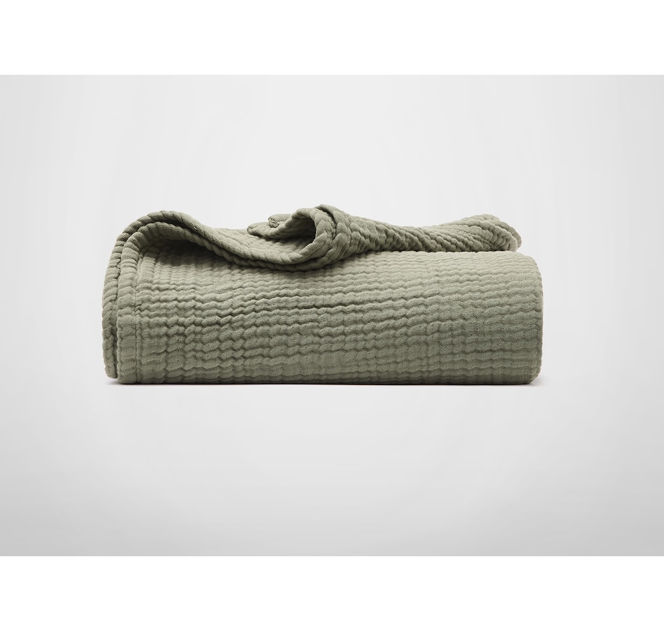 Image 753763_EUC.jpg, Product 753-763 / Price $200.00 - $220.00, Silk & Snow Muslin Coverlet from Silk & Snow on TSC.ca's Home & Garden department