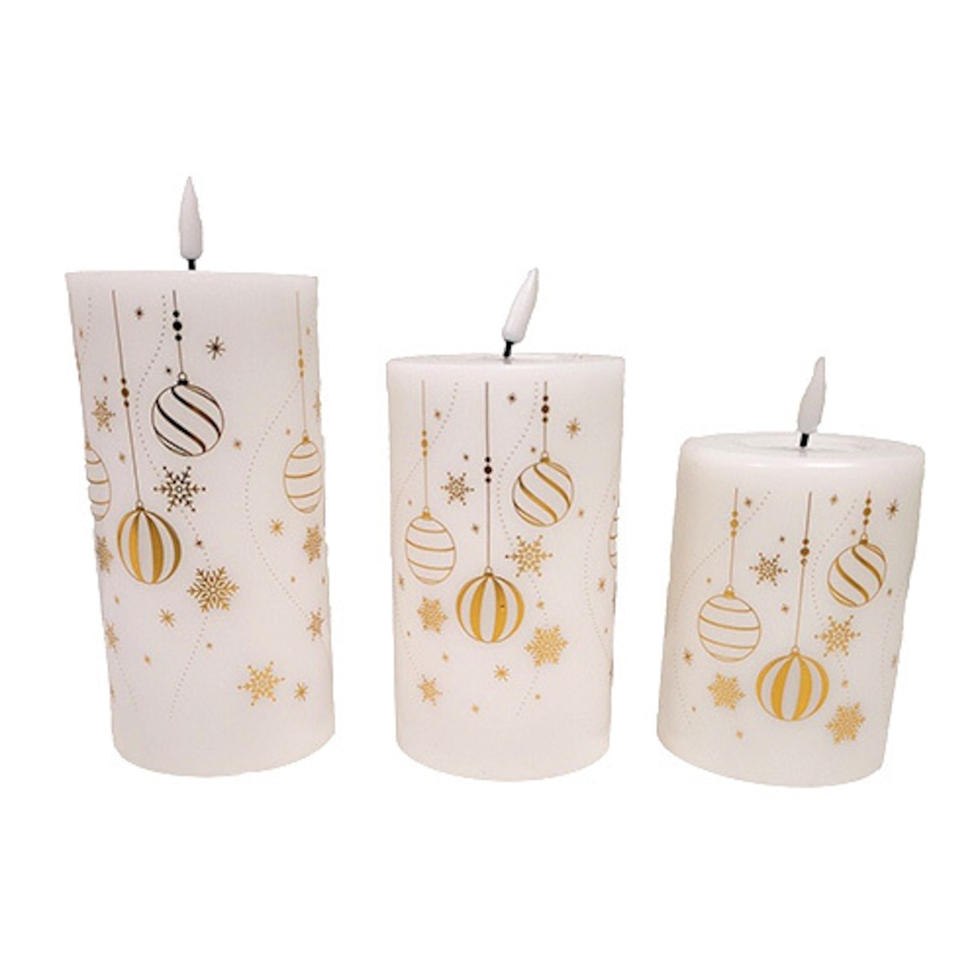 Image 753803_GLD.jpg, Product 753-803 / Price $139.99, Deluxe Home Art Fiber Optic Holiday Candle Gift Box from Deluxe Home Art on TSC.ca's Home & Garden department
