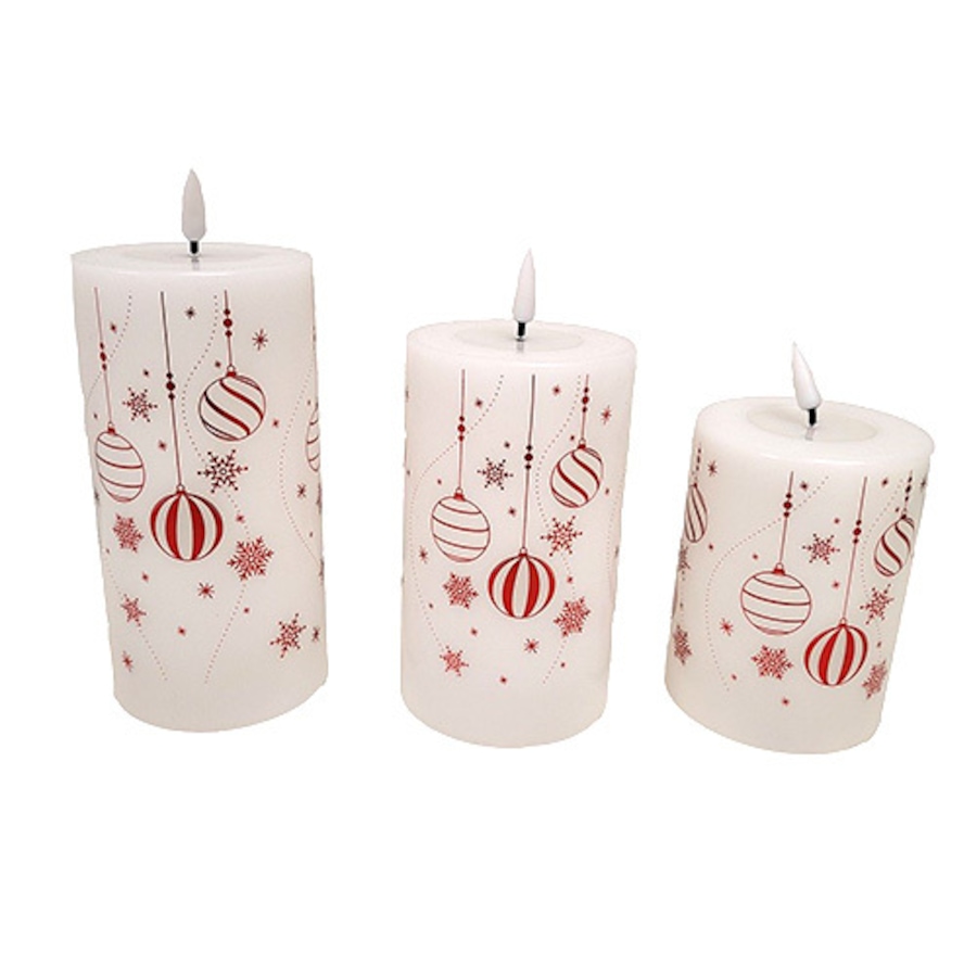 Image 753803_RED.jpg, Product 753-803 / Price $139.99, Deluxe Home Art Fiber Optic Holiday Candle Gift Box from Deluxe Home Art on TSC.ca's Home & Garden department