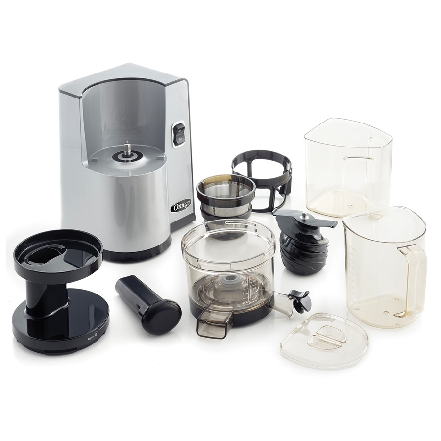 Image 753805_ALTMORE2.jpg, Product 753-805 / Price $599.99, Omega Cold Press Masticating Vegetable and Fruit Extractor Vertical Low-Speed Juicer (silver) from Omega on TSC.ca's Kitchen department