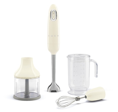 SMEG '50s-Style Immersion Hand Blender with Attachments