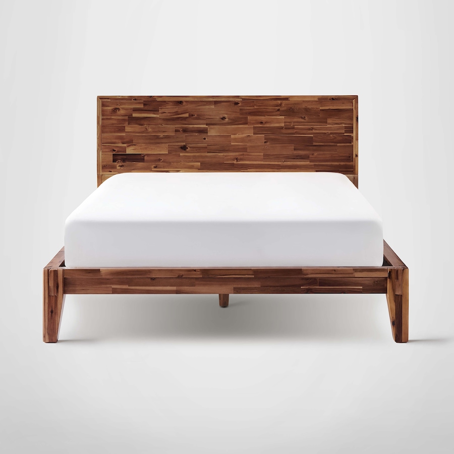Image 753828_CORTD.jpg, Product 753-828 / Price $1,050.00 - $1,800.00, Silk & Snow Wooden Bed Frame with Headboard (acacia wood) from Silk & Snow on TSC.ca's Home & Garden department