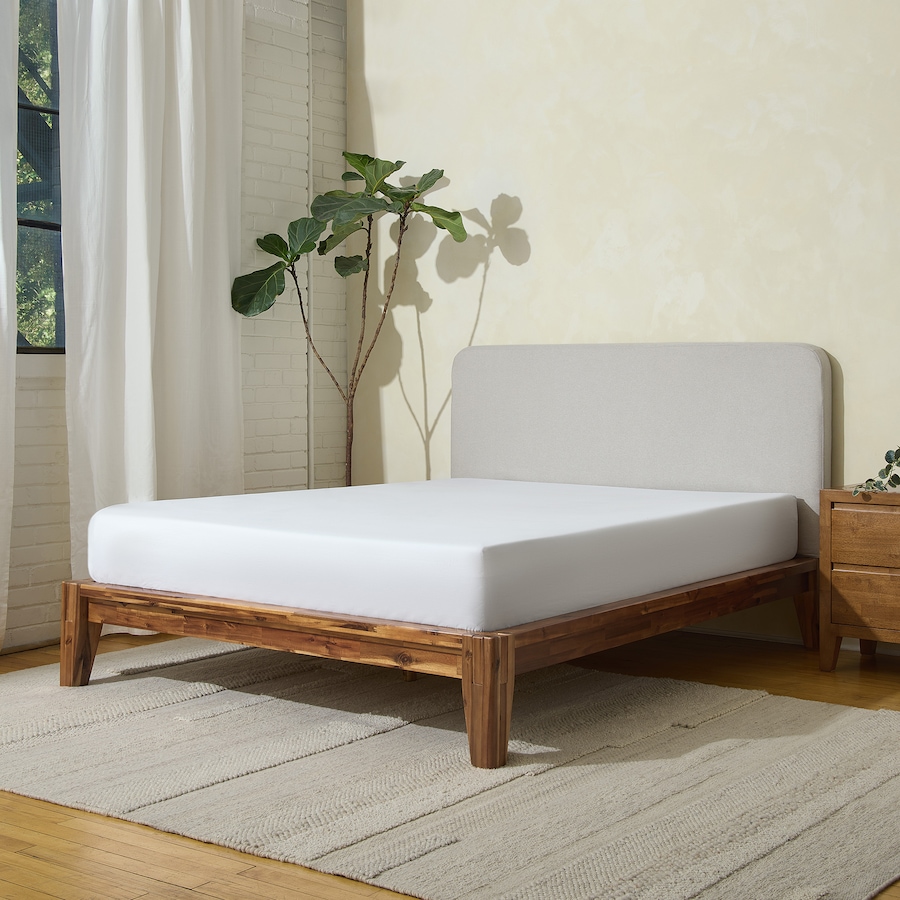 Image 753832_ALTMORE10.jpg, Product 753-832 / Price $1,000.00 - $1,750.00, Silk & Snow Wooden Bed Frame with Upholstered Headboard from Silk & Snow on TSC.ca's Home & Garden department