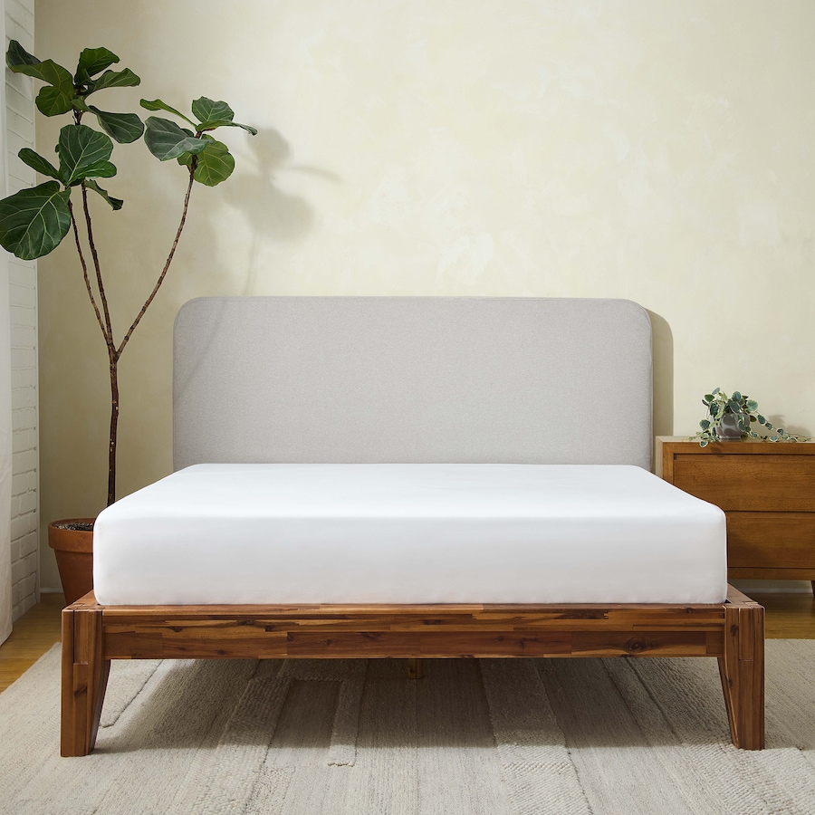 Image 753832_ALTMORE11.jpg, Product 753-832 / Price $1,000.00 - $1,750.00, Silk & Snow Wooden Bed Frame with Upholstered Headboard from Silk & Snow on TSC.ca's Home & Garden department