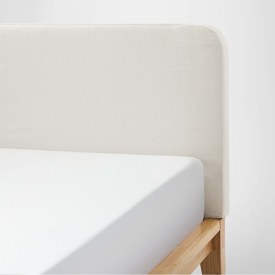 Image 753832_ALTMORE12.jpg, Product 753-832 / Price $1,000.00 - $1,750.00, Silk & Snow Wooden Bed Frame with Upholstered Headboard from Silk & Snow on TSC.ca's Home & Garden department